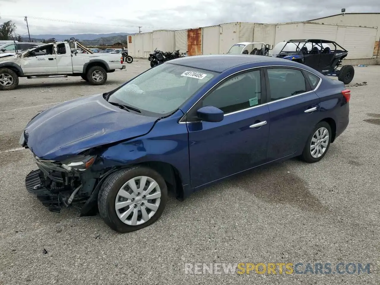 1 Photograph of a damaged car 3N1AB7AP4KY397467 NISSAN SENTRA 2019