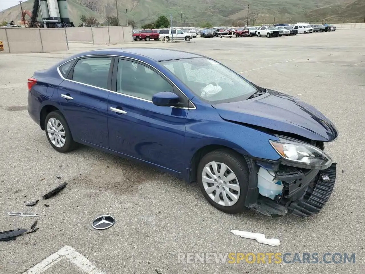 4 Photograph of a damaged car 3N1AB7AP4KY397467 NISSAN SENTRA 2019