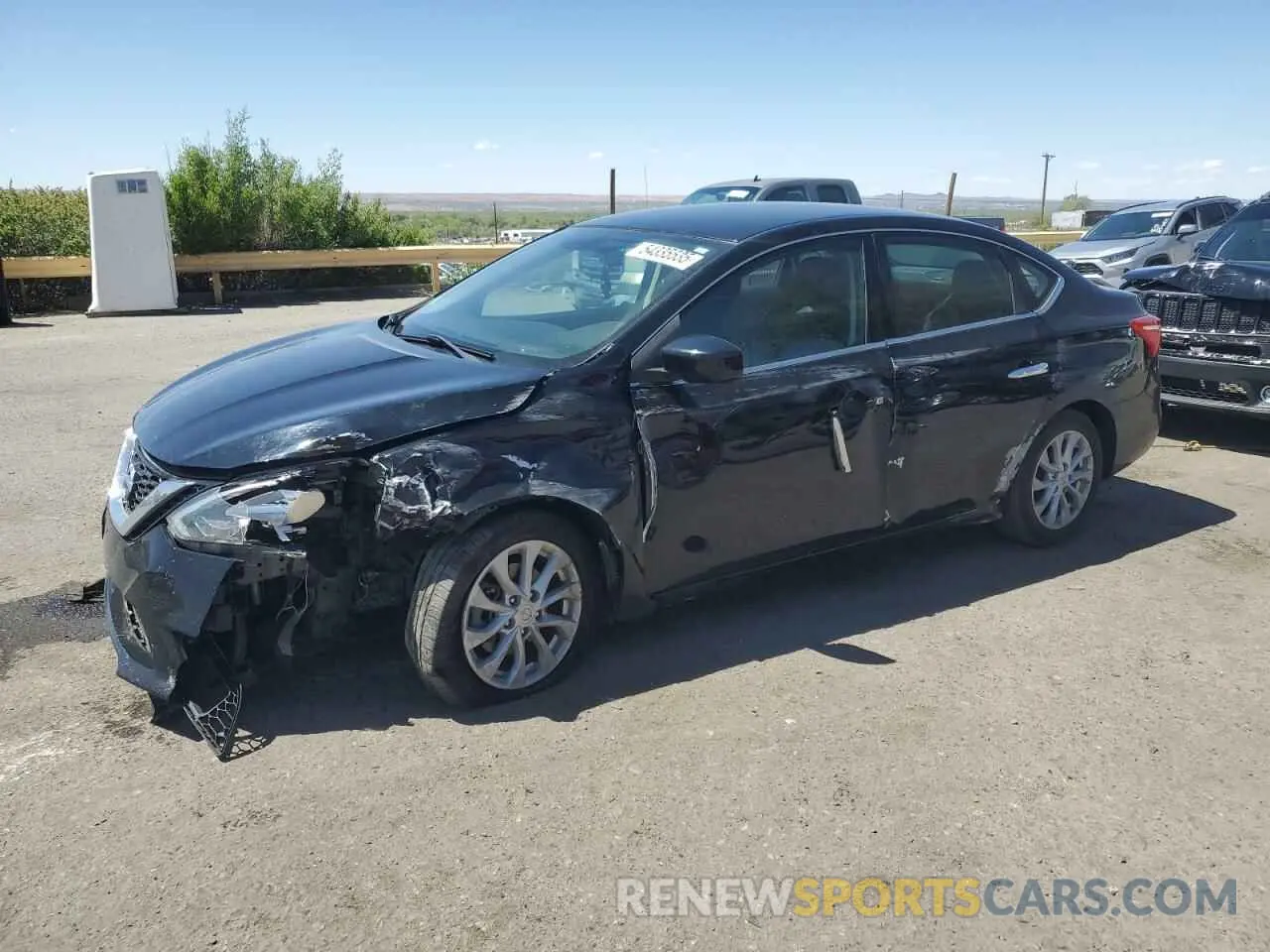 1 Photograph of a damaged car 3N1AB7AP4KY399008 NISSAN SENTRA 2019