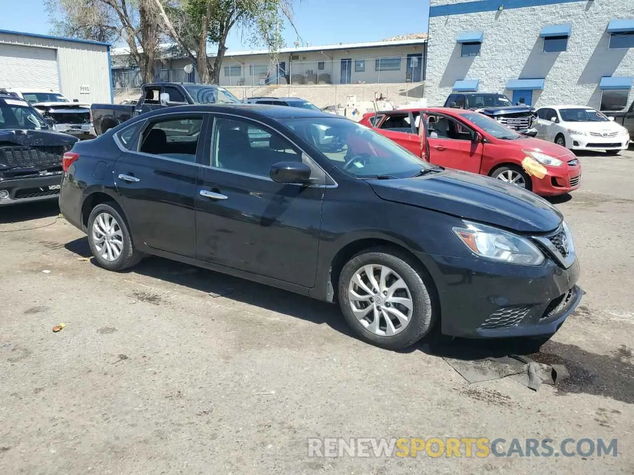 4 Photograph of a damaged car 3N1AB7AP4KY399008 NISSAN SENTRA 2019