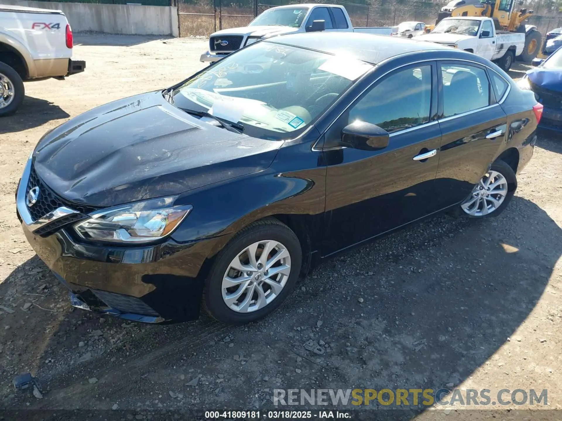 2 Photograph of a damaged car 3N1AB7AP4KY401937 NISSAN SENTRA 2019