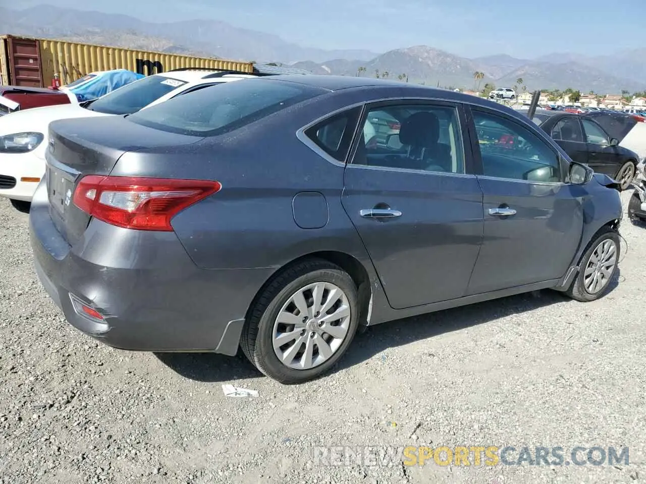 3 Photograph of a damaged car 3N1AB7AP4KY402067 NISSAN SENTRA 2019