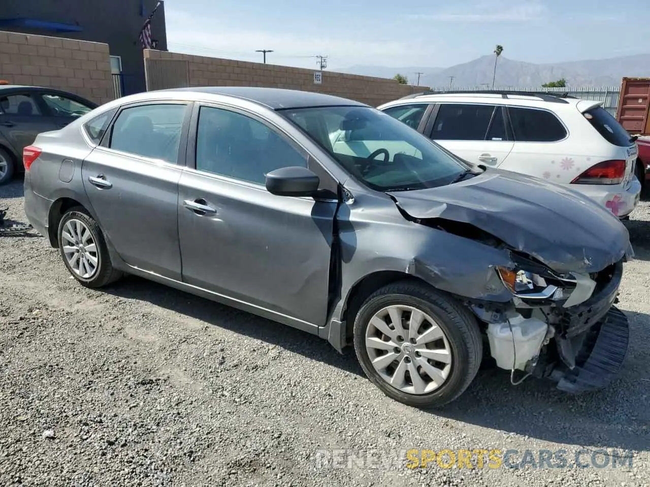 4 Photograph of a damaged car 3N1AB7AP4KY402067 NISSAN SENTRA 2019
