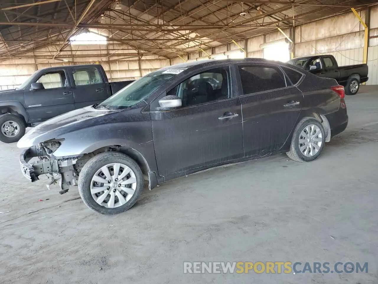1 Photograph of a damaged car 3N1AB7AP4KY416597 NISSAN SENTRA 2019