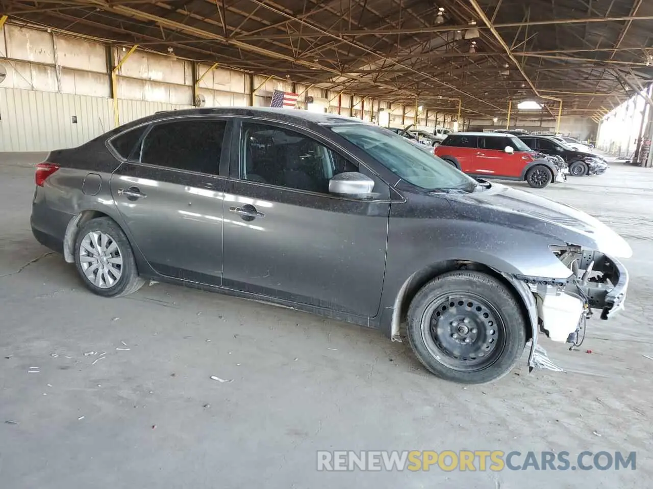 4 Photograph of a damaged car 3N1AB7AP4KY416597 NISSAN SENTRA 2019