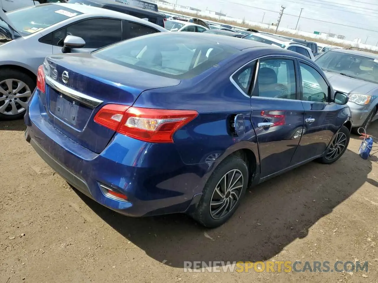 3 Photograph of a damaged car 3N1AB7AP4KY418124 NISSAN SENTRA 2019