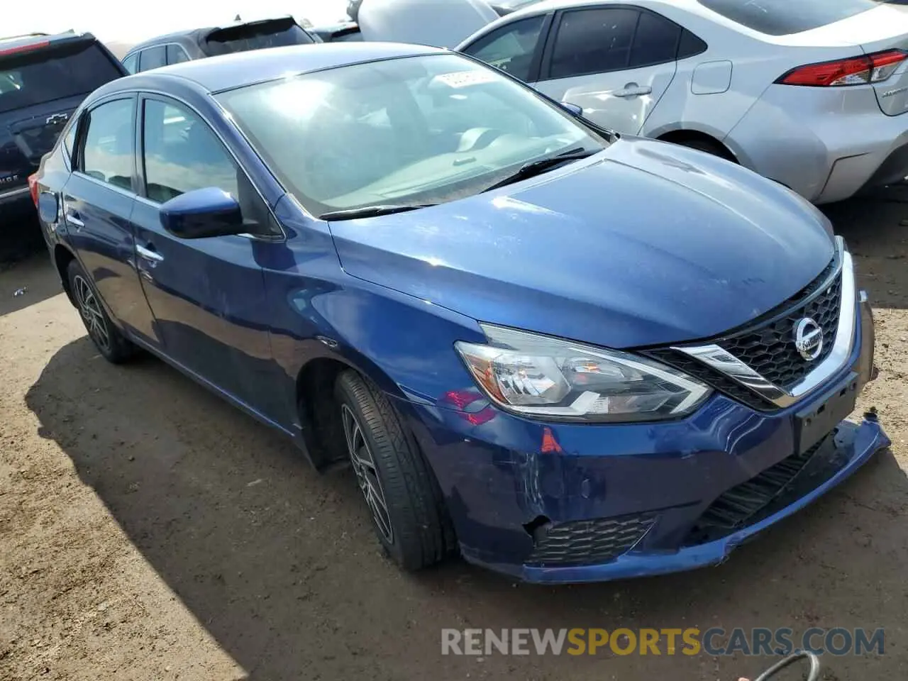 4 Photograph of a damaged car 3N1AB7AP4KY418124 NISSAN SENTRA 2019