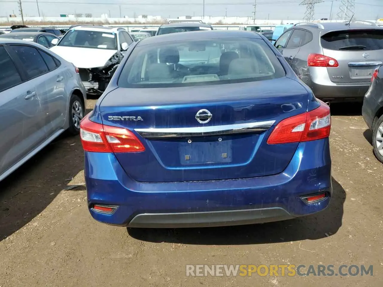 6 Photograph of a damaged car 3N1AB7AP4KY418124 NISSAN SENTRA 2019