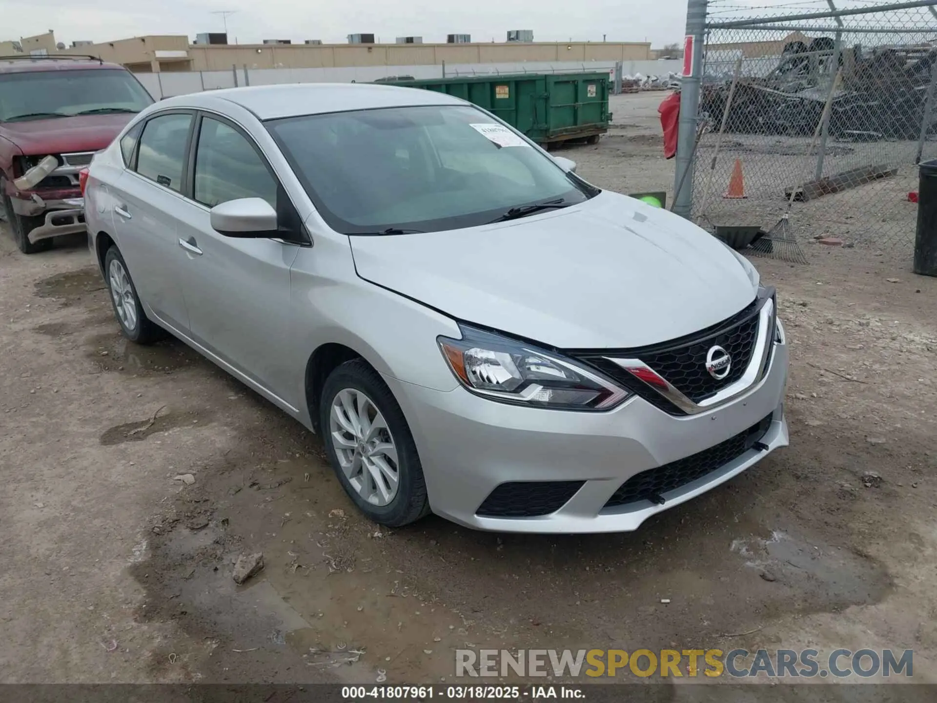 1 Photograph of a damaged car 3N1AB7AP4KY421024 NISSAN SENTRA 2019