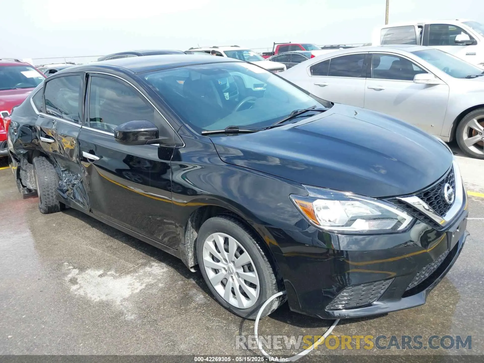 1 Photograph of a damaged car 3N1AB7AP4KY425705 NISSAN SENTRA 2019