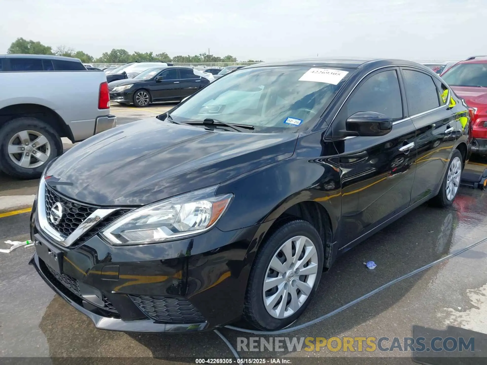 2 Photograph of a damaged car 3N1AB7AP4KY425705 NISSAN SENTRA 2019