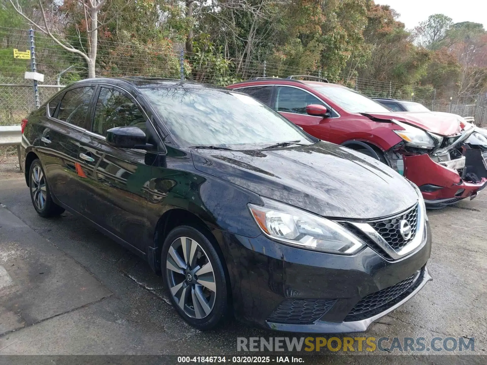 1 Photograph of a damaged car 3N1AB7AP4KY428216 NISSAN SENTRA 2019