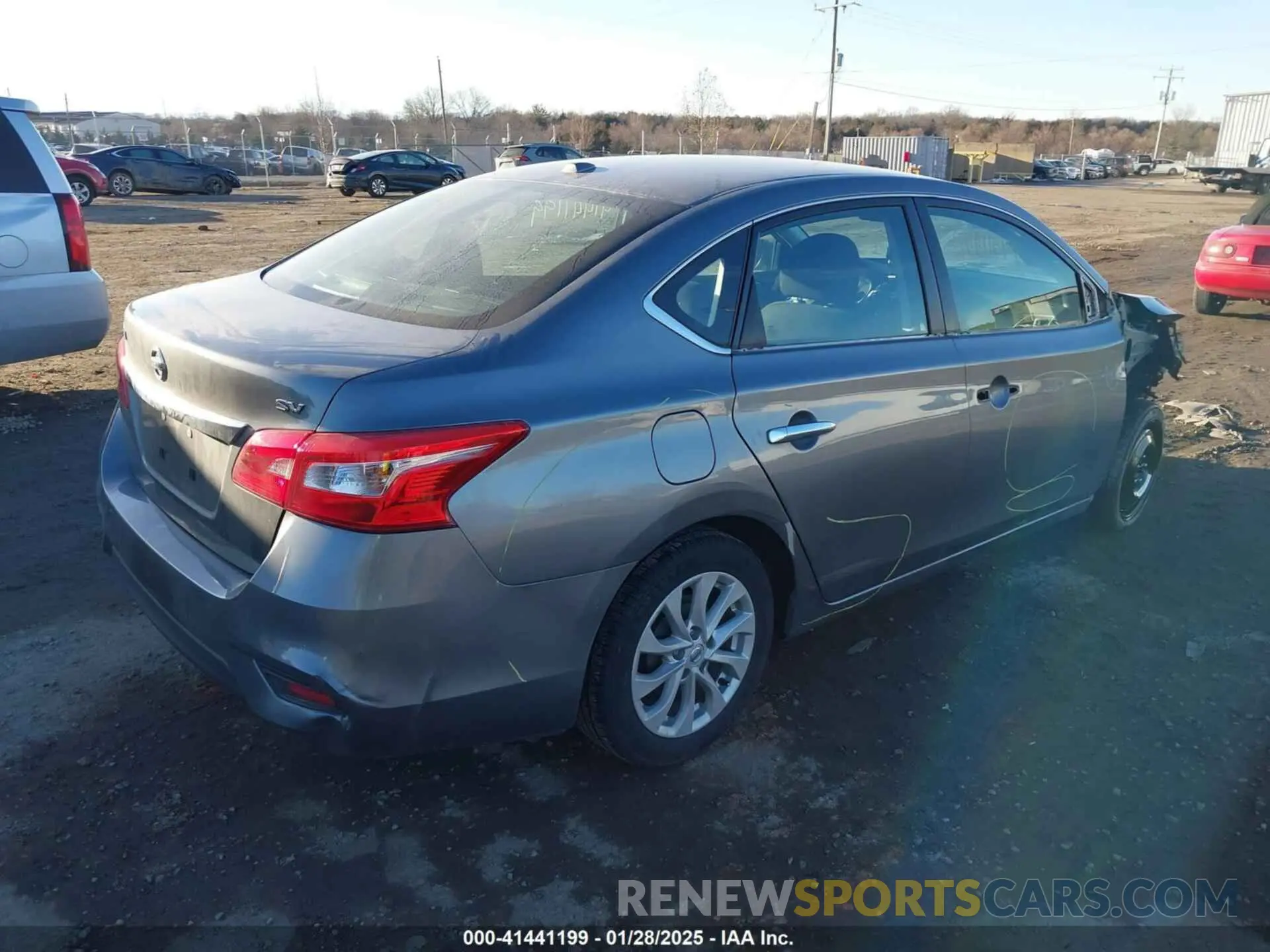 4 Photograph of a damaged car 3N1AB7AP4KY428555 NISSAN SENTRA 2019