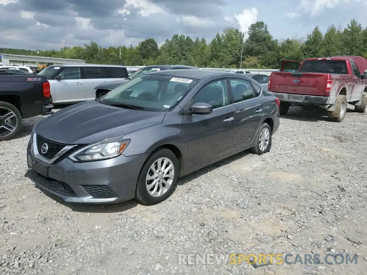 1 Photograph of a damaged car 3N1AB7AP4KY432265 NISSAN SENTRA 2019