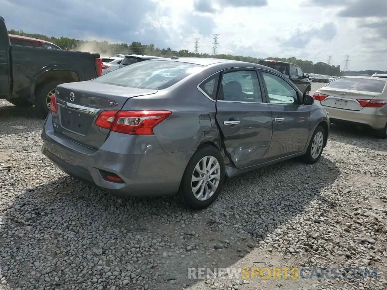 3 Photograph of a damaged car 3N1AB7AP4KY432265 NISSAN SENTRA 2019