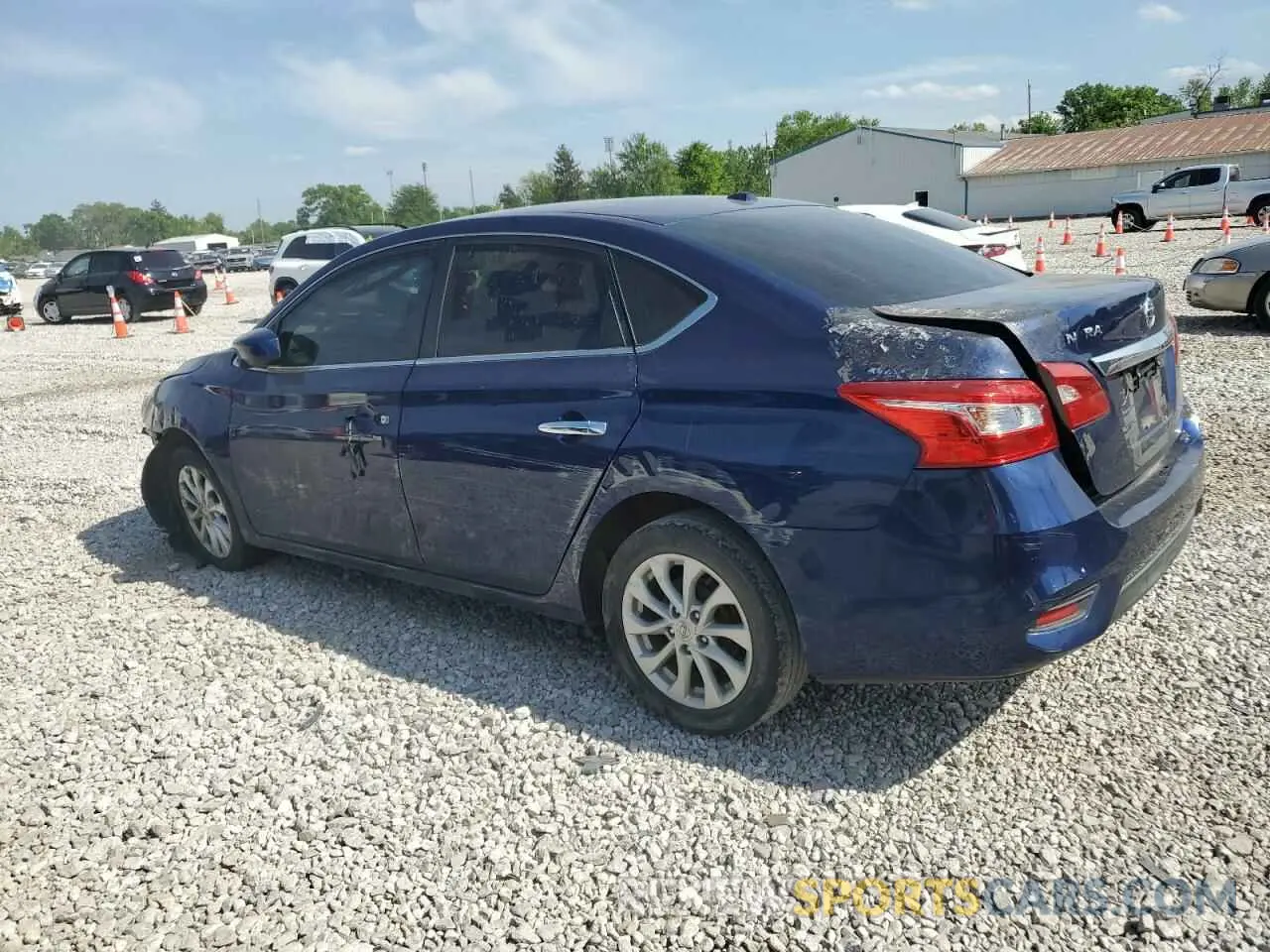 2 Photograph of a damaged car 3N1AB7AP4KY435750 NISSAN SENTRA 2019