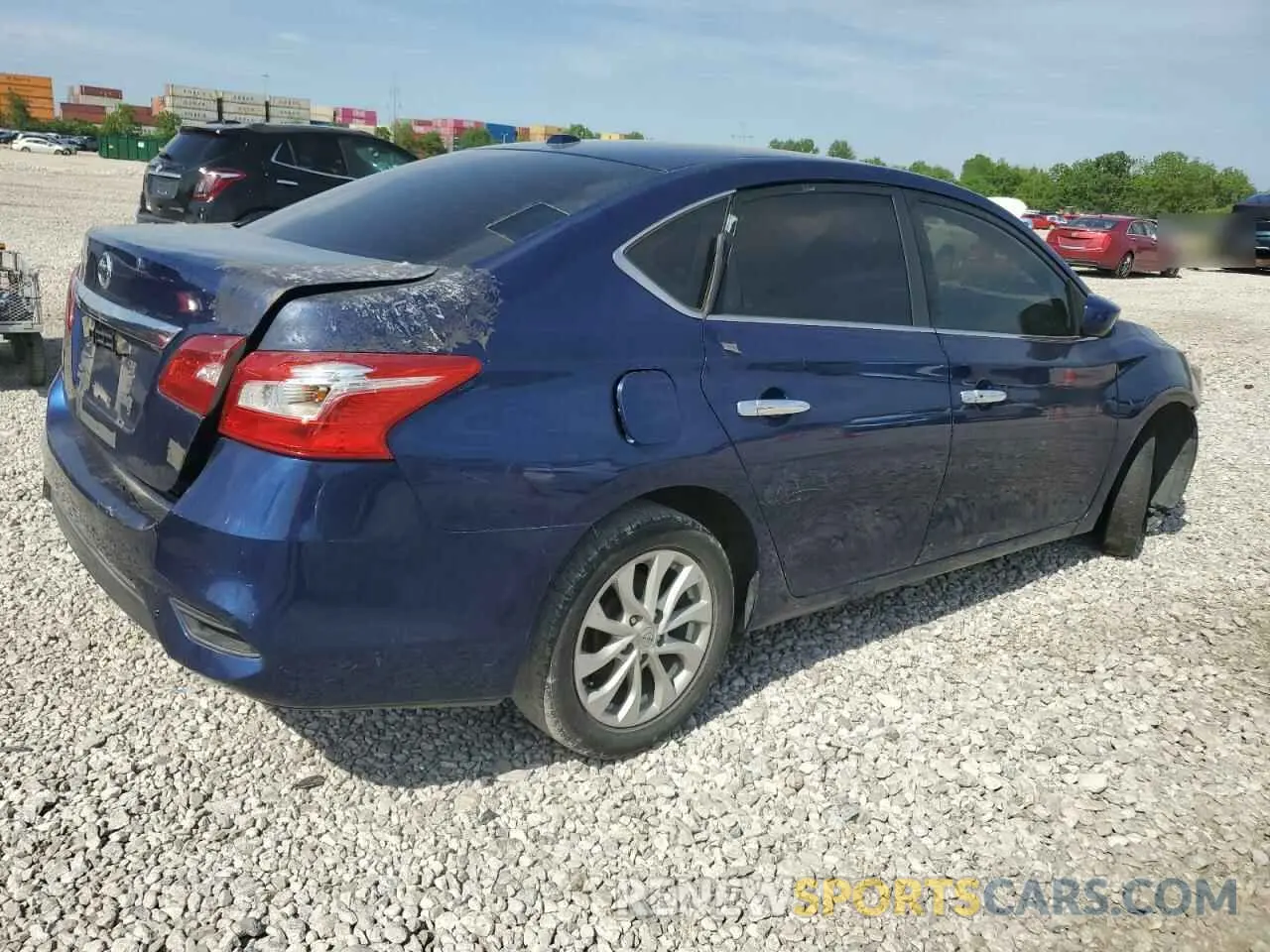3 Photograph of a damaged car 3N1AB7AP4KY435750 NISSAN SENTRA 2019