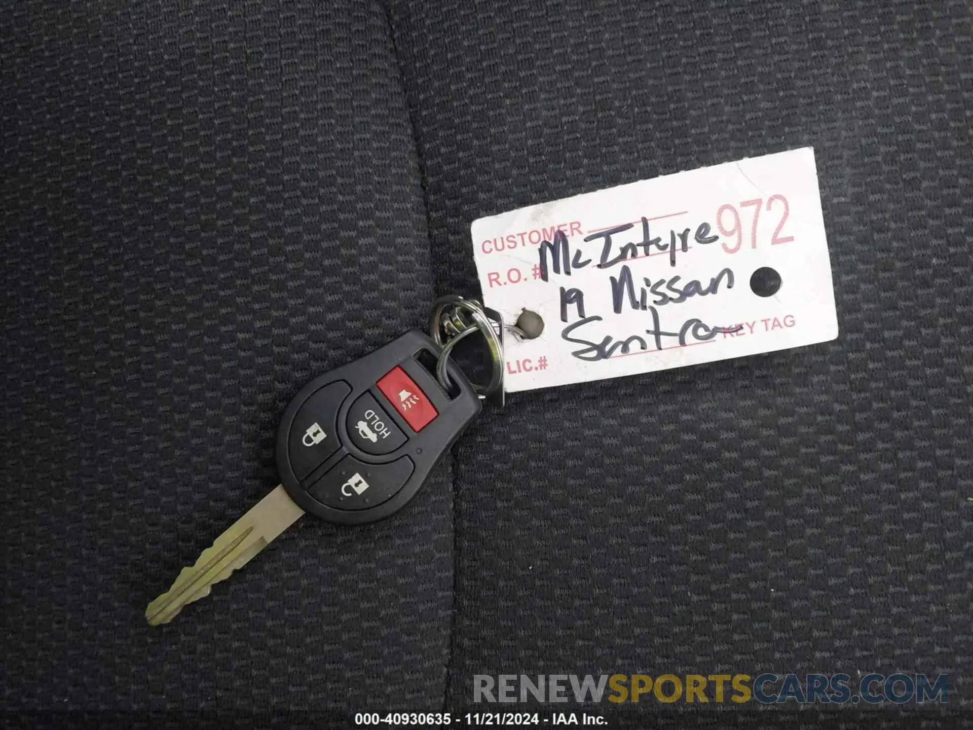 11 Photograph of a damaged car 3N1AB7AP4KY436686 NISSAN SENTRA 2019