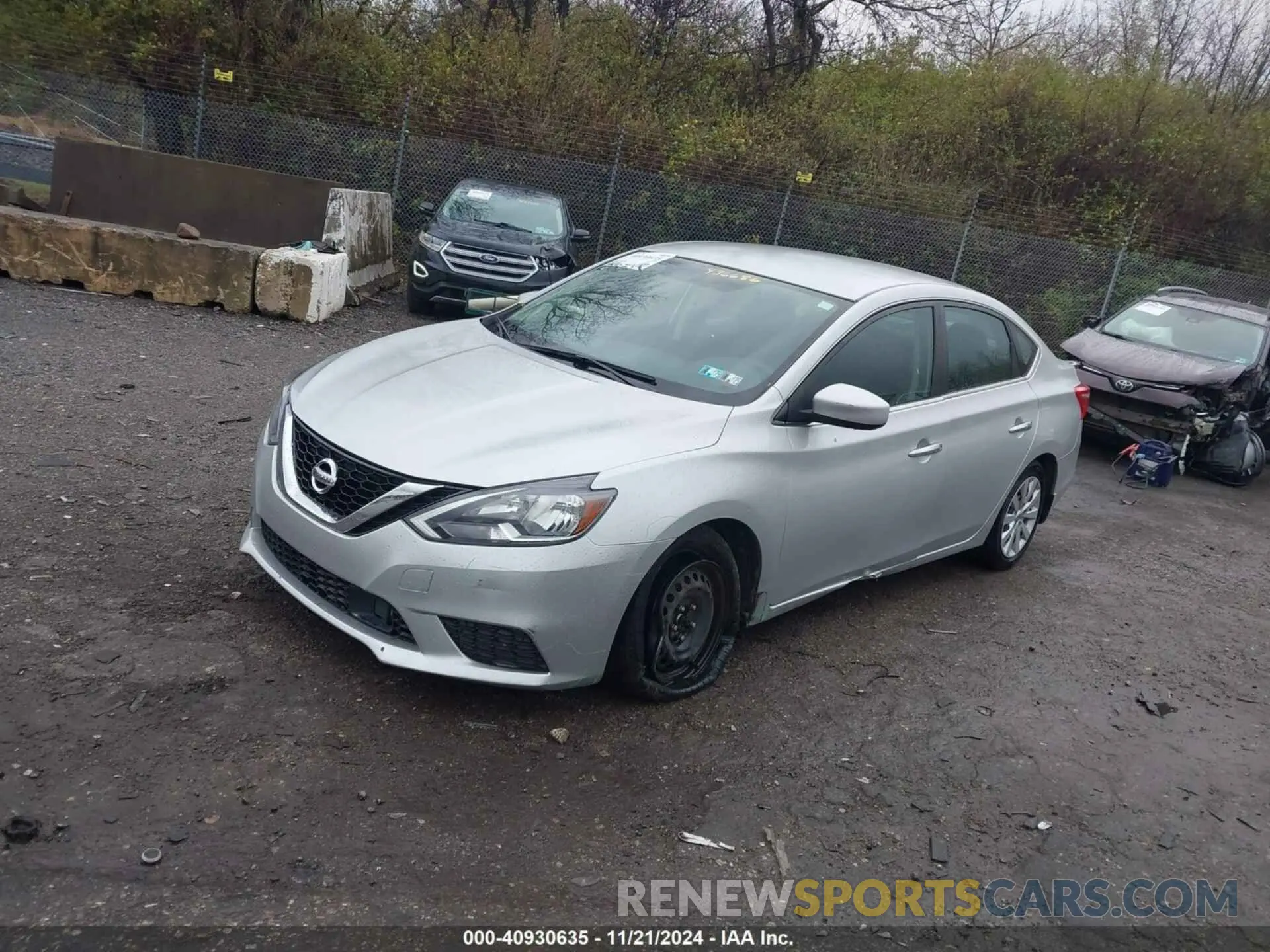 2 Photograph of a damaged car 3N1AB7AP4KY436686 NISSAN SENTRA 2019
