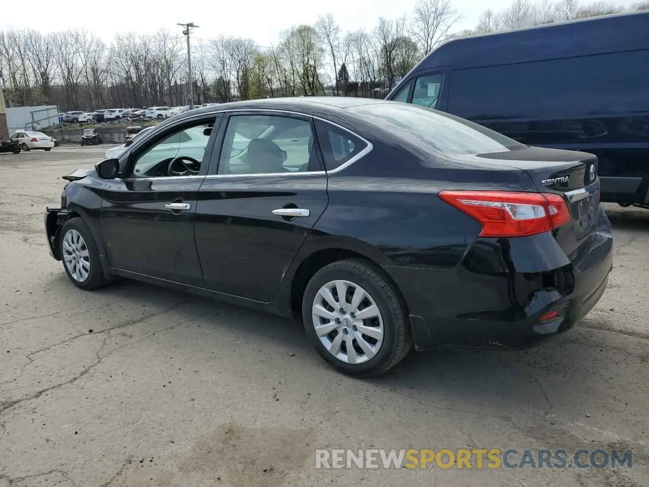 2 Photograph of a damaged car 3N1AB7AP4KY436879 NISSAN SENTRA 2019