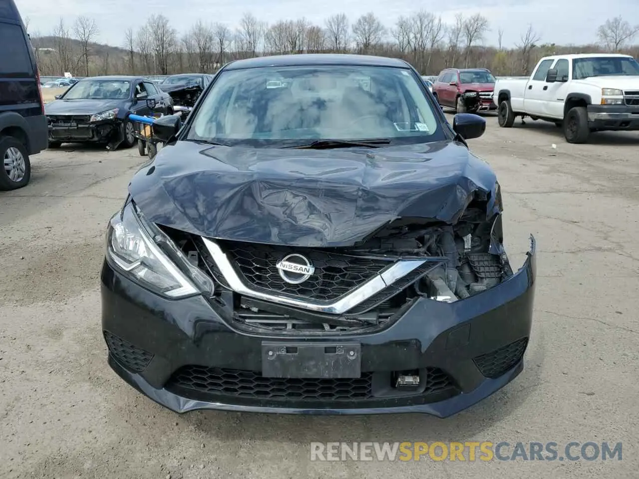 5 Photograph of a damaged car 3N1AB7AP4KY436879 NISSAN SENTRA 2019