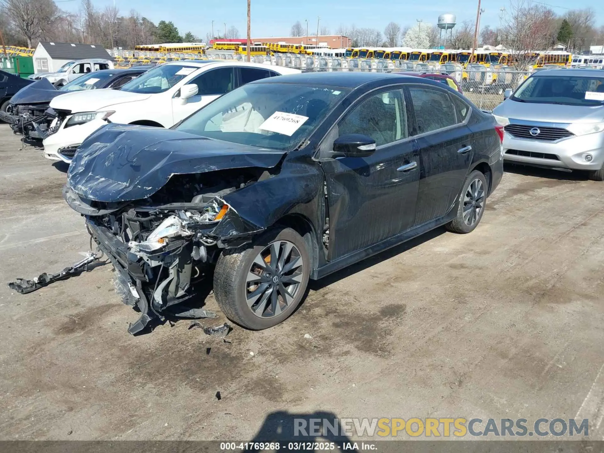 2 Photograph of a damaged car 3N1AB7AP4KY443055 NISSAN SENTRA 2019