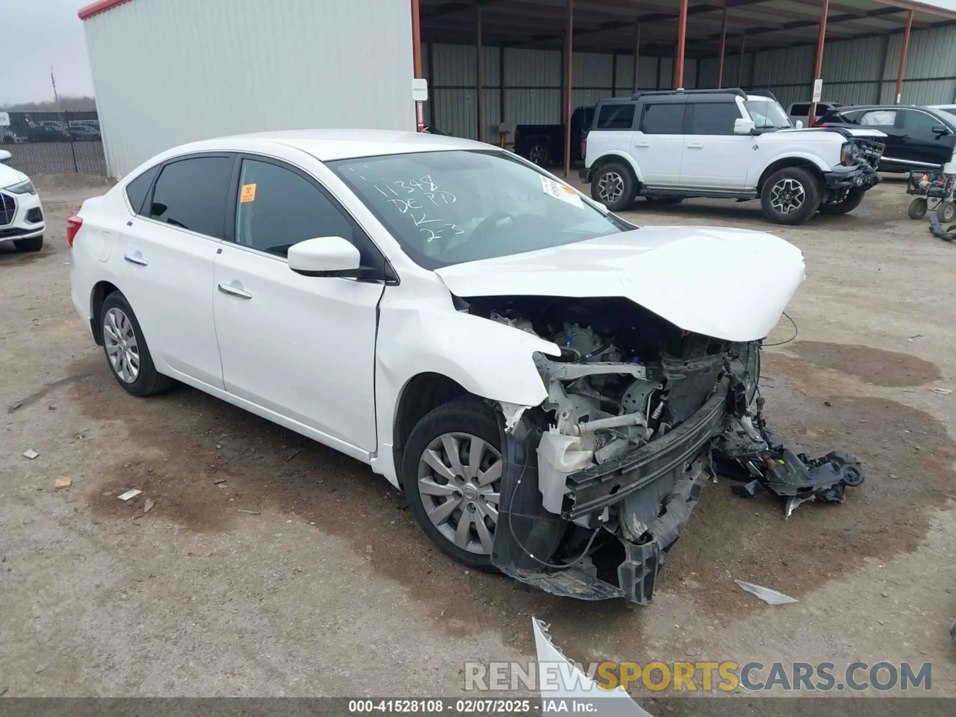 1 Photograph of a damaged car 3N1AB7AP4KY449440 NISSAN SENTRA 2019