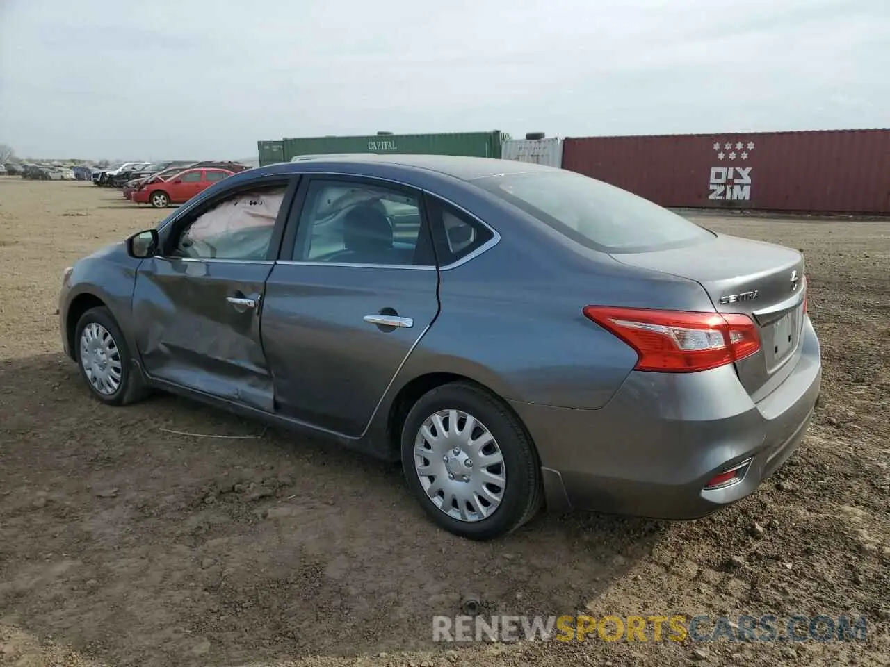 2 Photograph of a damaged car 3N1AB7AP4KY454881 NISSAN SENTRA 2019
