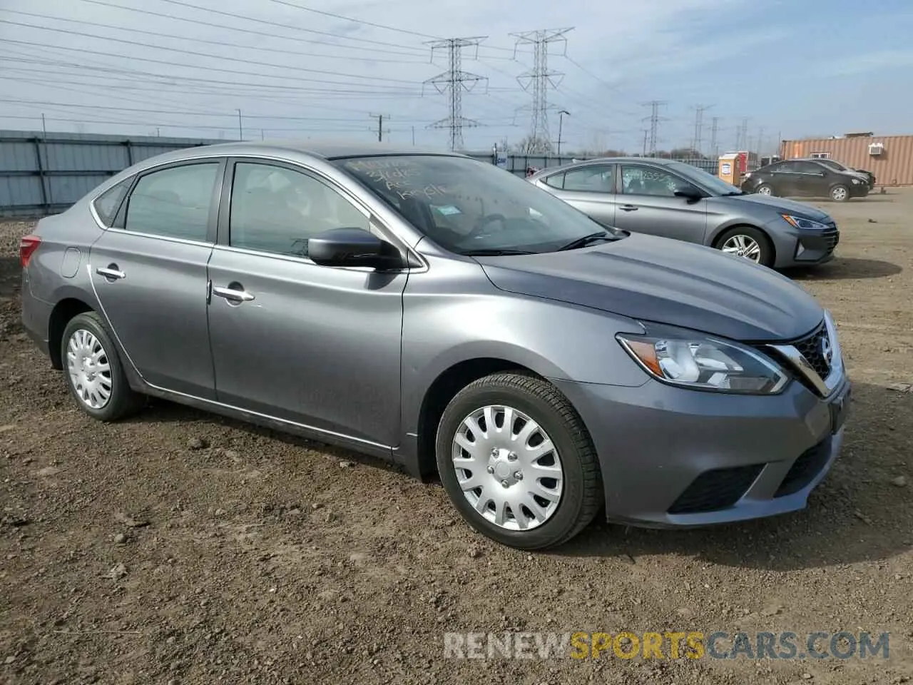 4 Photograph of a damaged car 3N1AB7AP4KY454881 NISSAN SENTRA 2019