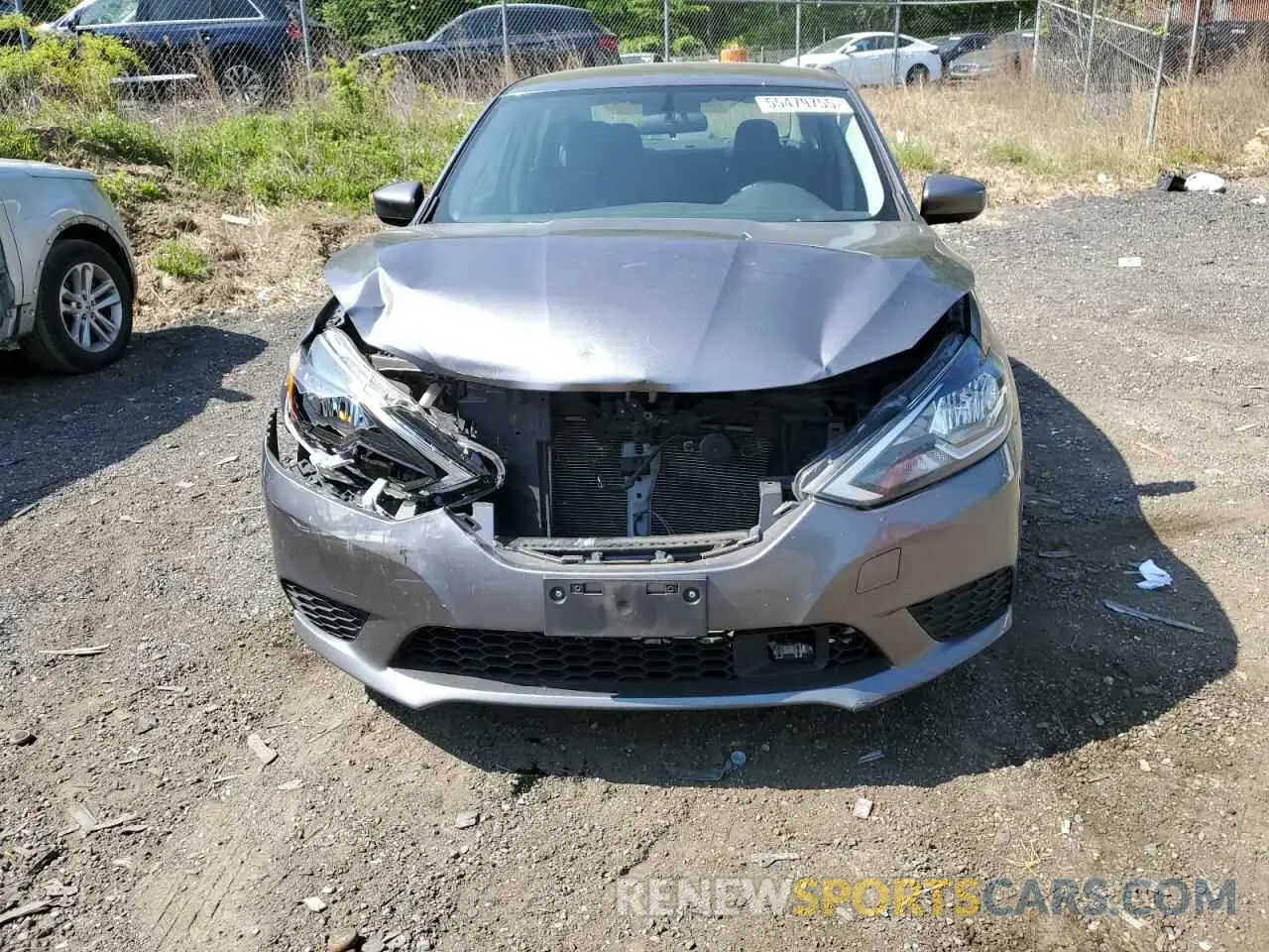 5 Photograph of a damaged car 3N1AB7AP4KY456713 NISSAN SENTRA 2019