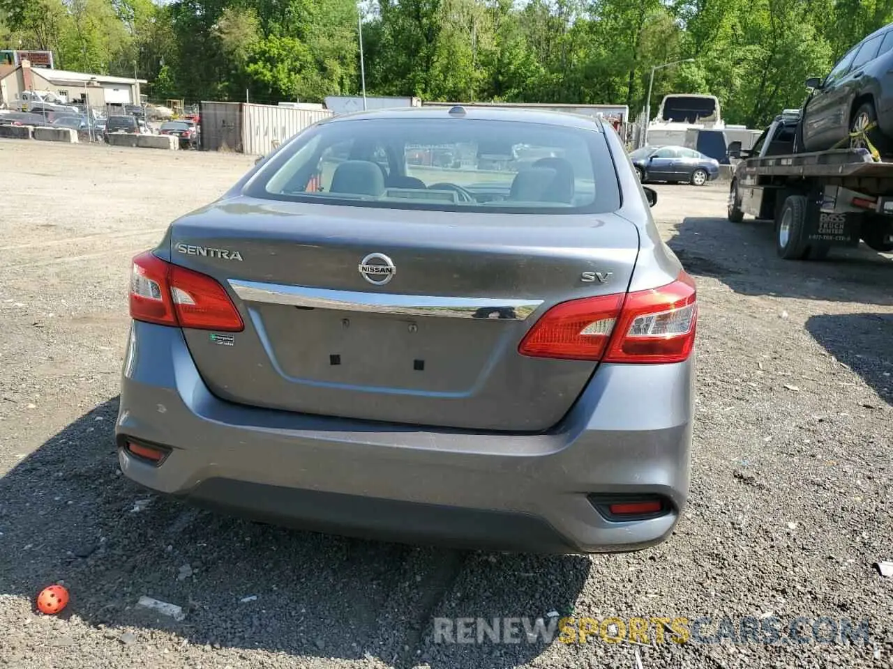 6 Photograph of a damaged car 3N1AB7AP4KY456713 NISSAN SENTRA 2019