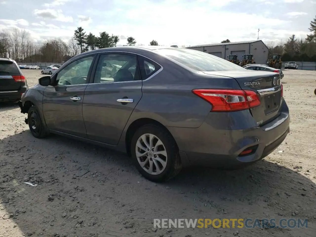 2 Photograph of a damaged car 3N1AB7AP5KL602968 NISSAN SENTRA 2019