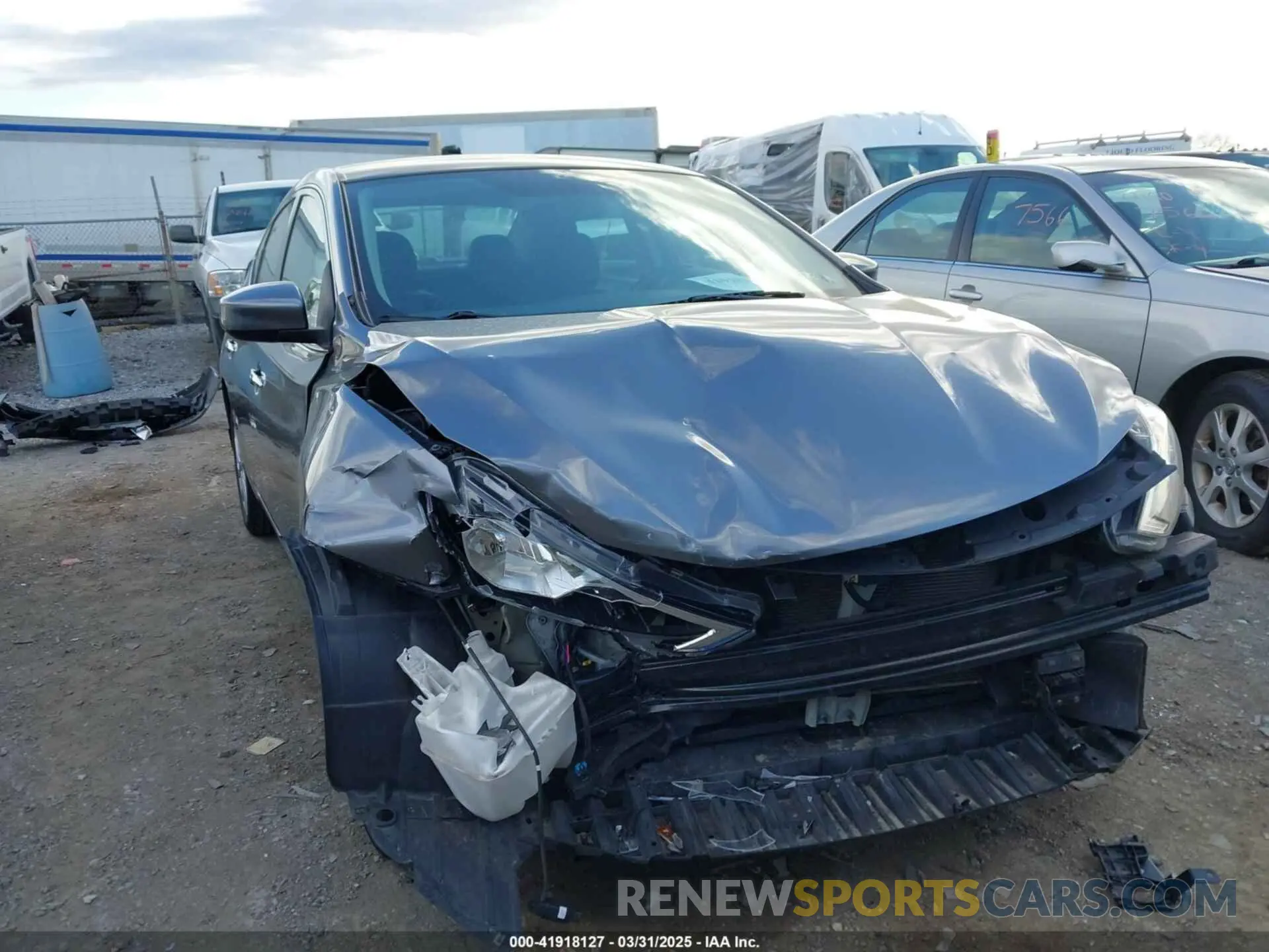 6 Photograph of a damaged car 3N1AB7AP5KL606647 NISSAN SENTRA 2019