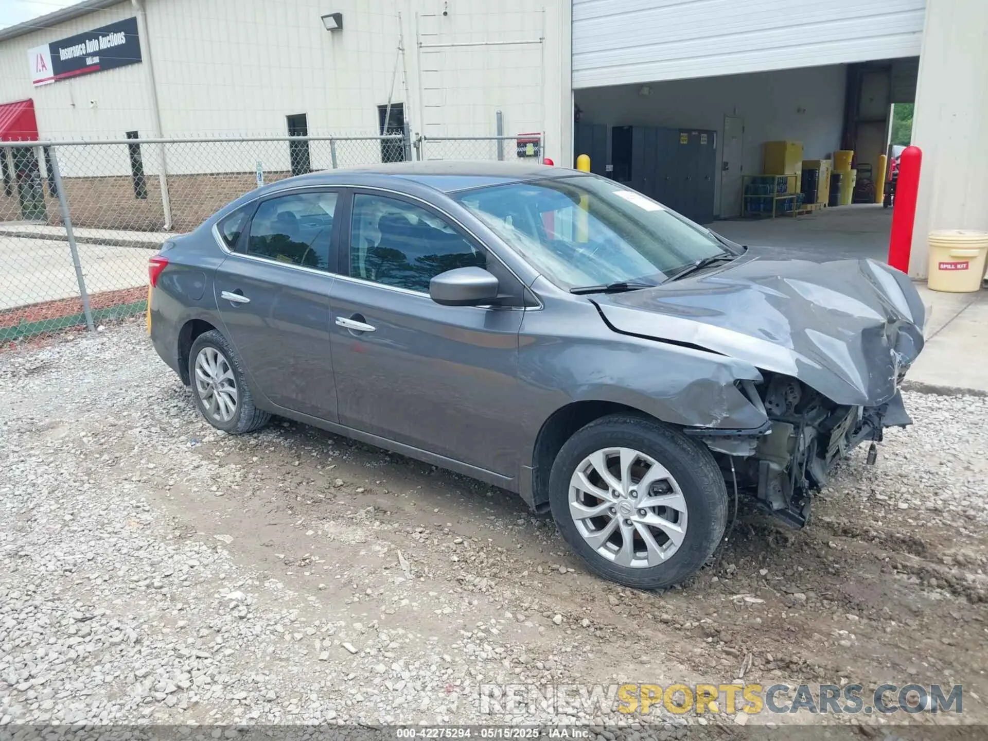 1 Photograph of a damaged car 3N1AB7AP5KL608981 NISSAN SENTRA 2019