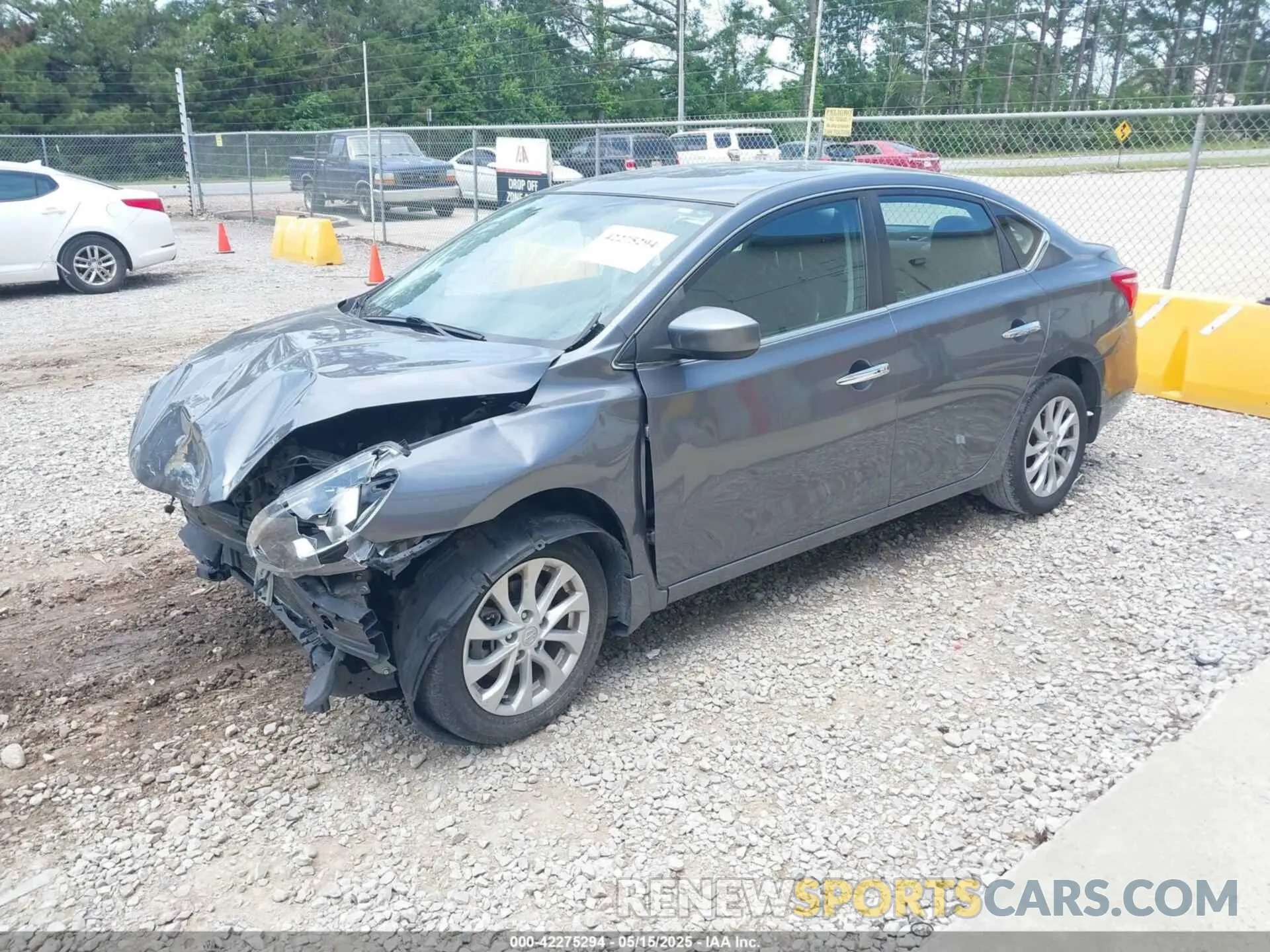 2 Photograph of a damaged car 3N1AB7AP5KL608981 NISSAN SENTRA 2019