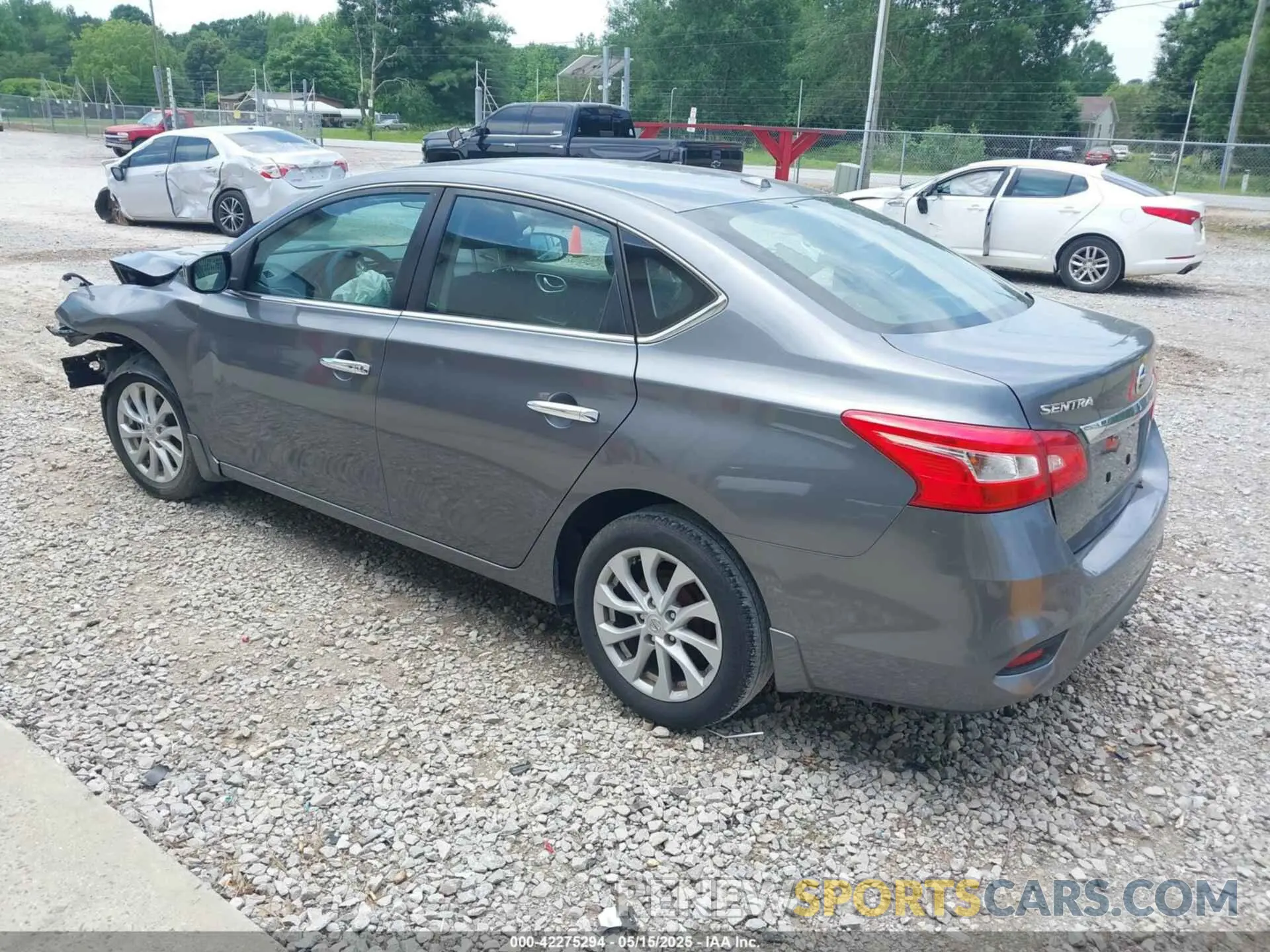 3 Photograph of a damaged car 3N1AB7AP5KL608981 NISSAN SENTRA 2019
