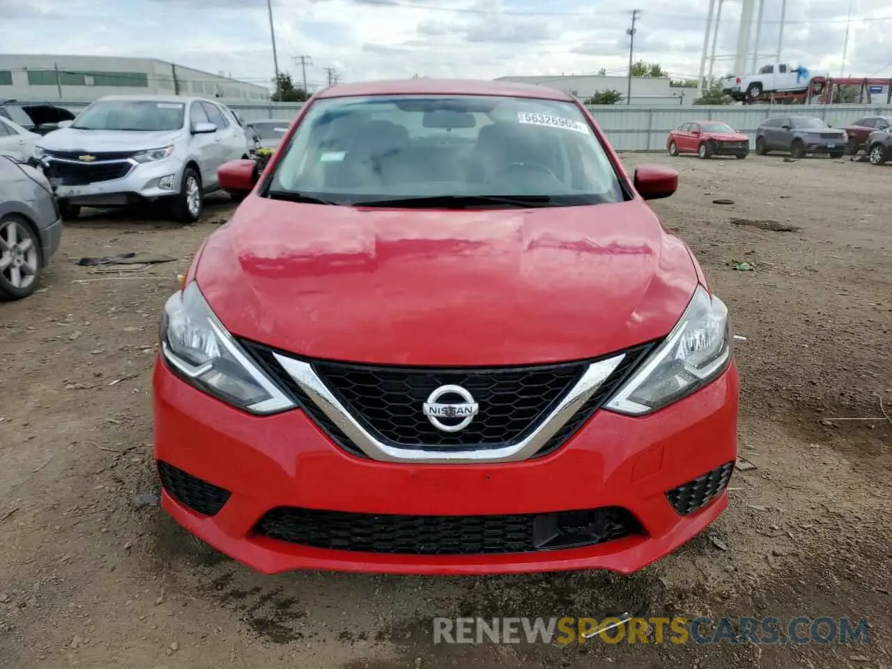 5 Photograph of a damaged car 3N1AB7AP5KL611864 NISSAN SENTRA 2019