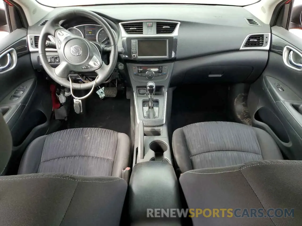 8 Photograph of a damaged car 3N1AB7AP5KL611864 NISSAN SENTRA 2019