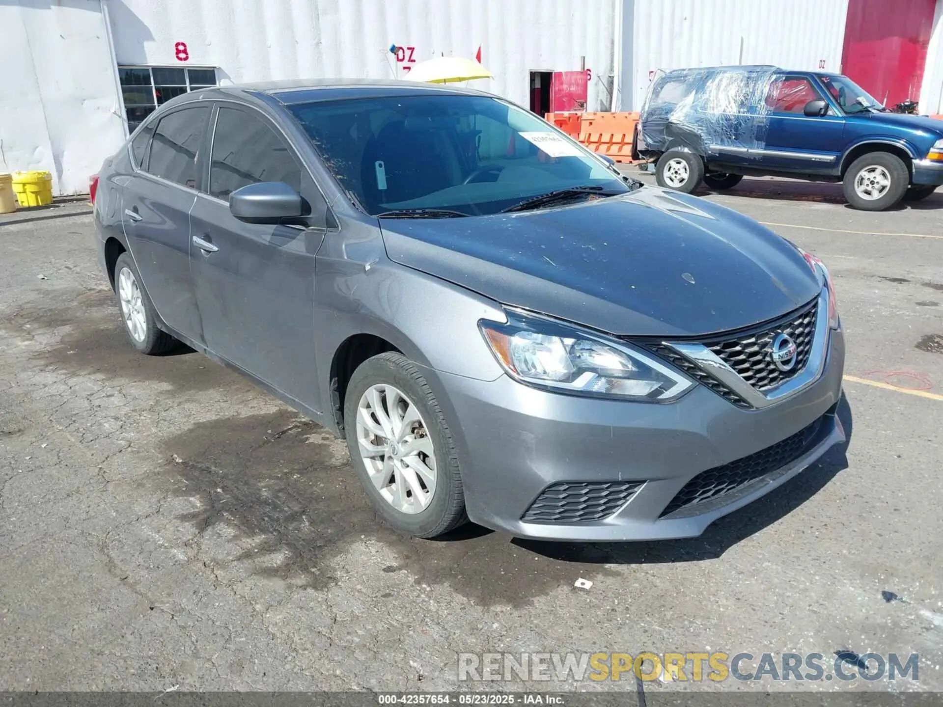1 Photograph of a damaged car 3N1AB7AP5KL612335 NISSAN SENTRA 2019