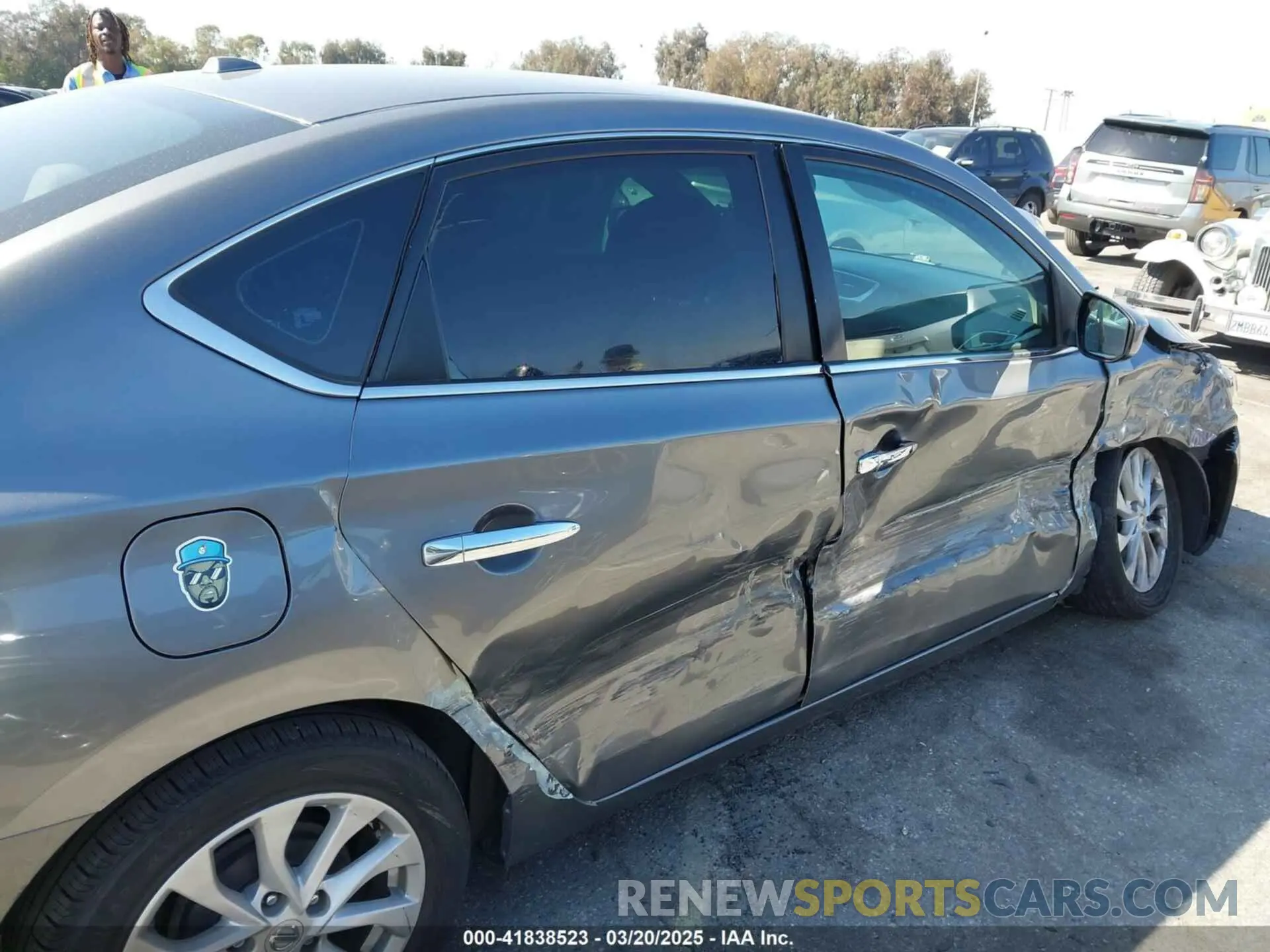 6 Photograph of a damaged car 3N1AB7AP5KL621083 NISSAN SENTRA 2019