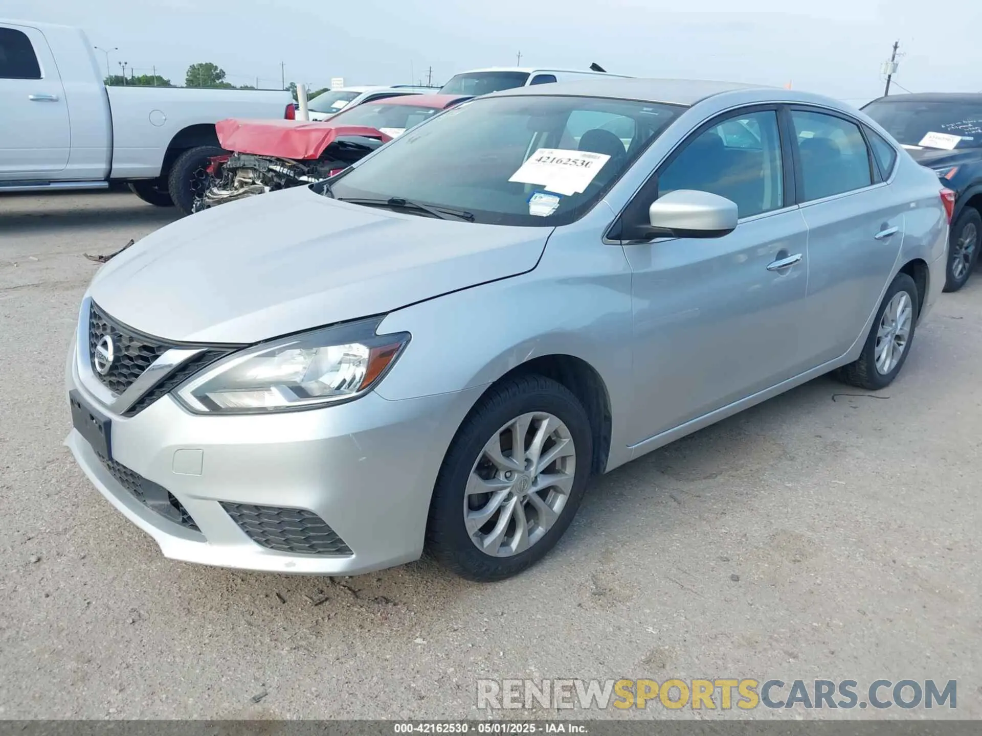 2 Photograph of a damaged car 3N1AB7AP5KL626185 NISSAN SENTRA 2019