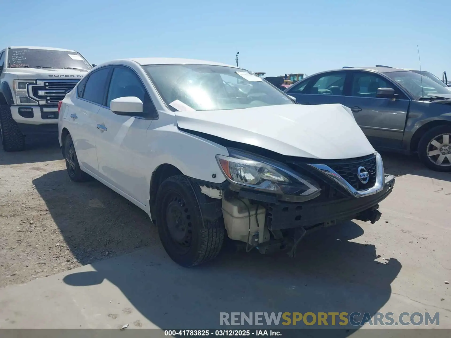 1 Photograph of a damaged car 3N1AB7AP5KY203397 NISSAN SENTRA 2019