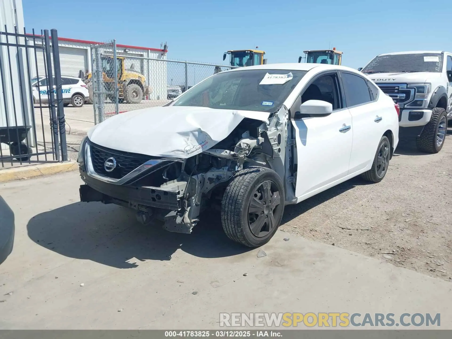 2 Photograph of a damaged car 3N1AB7AP5KY203397 NISSAN SENTRA 2019