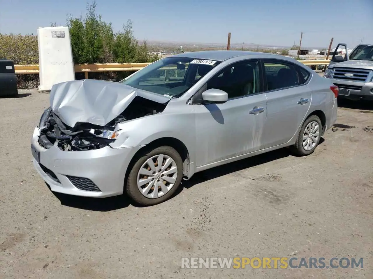 1 Photograph of a damaged car 3N1AB7AP5KY209345 NISSAN SENTRA 2019