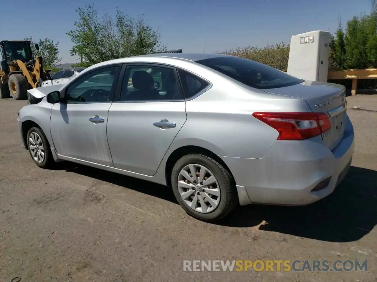 2 Photograph of a damaged car 3N1AB7AP5KY209345 NISSAN SENTRA 2019
