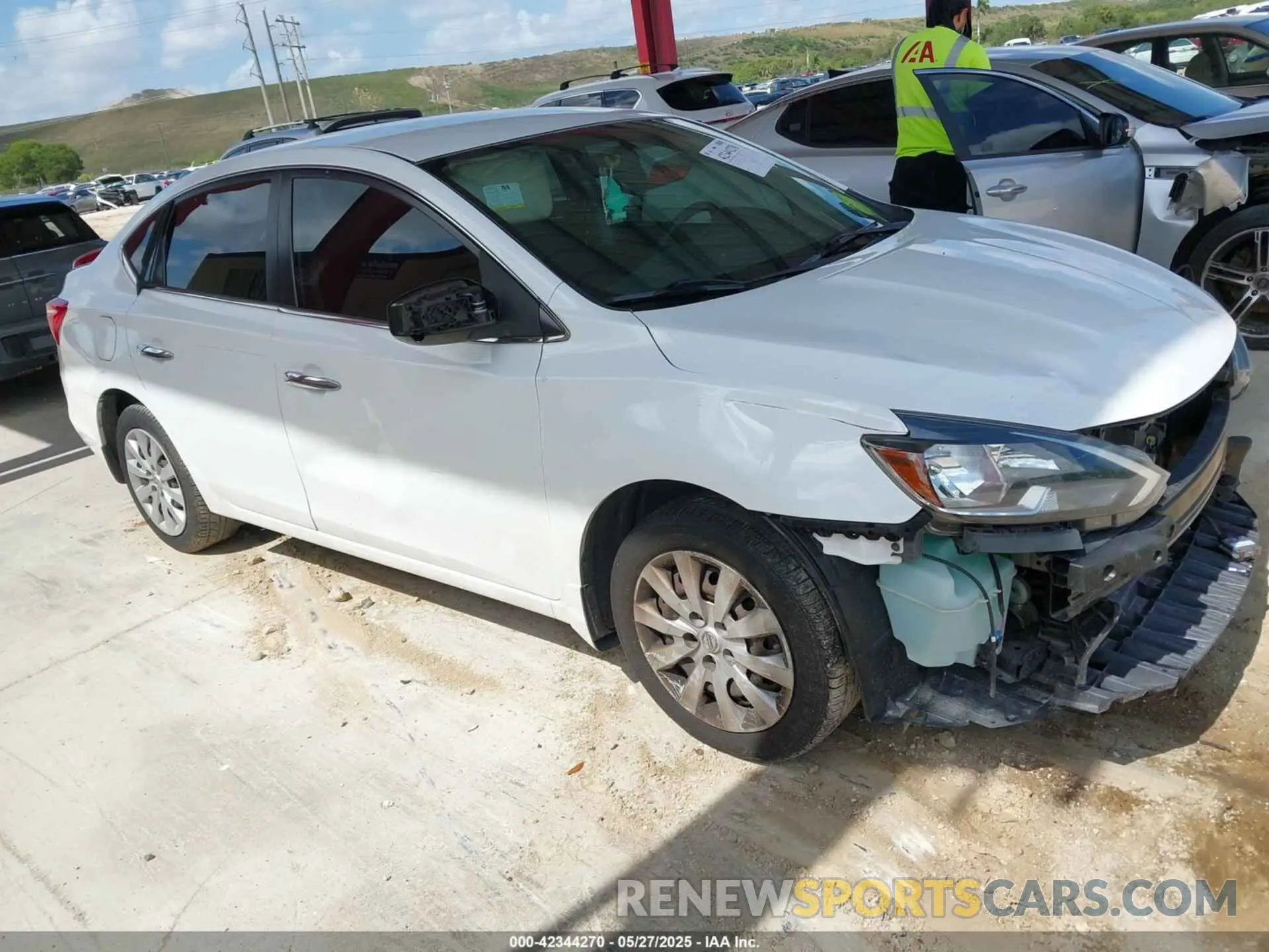 1 Photograph of a damaged car 3N1AB7AP5KY210155 NISSAN SENTRA 2019