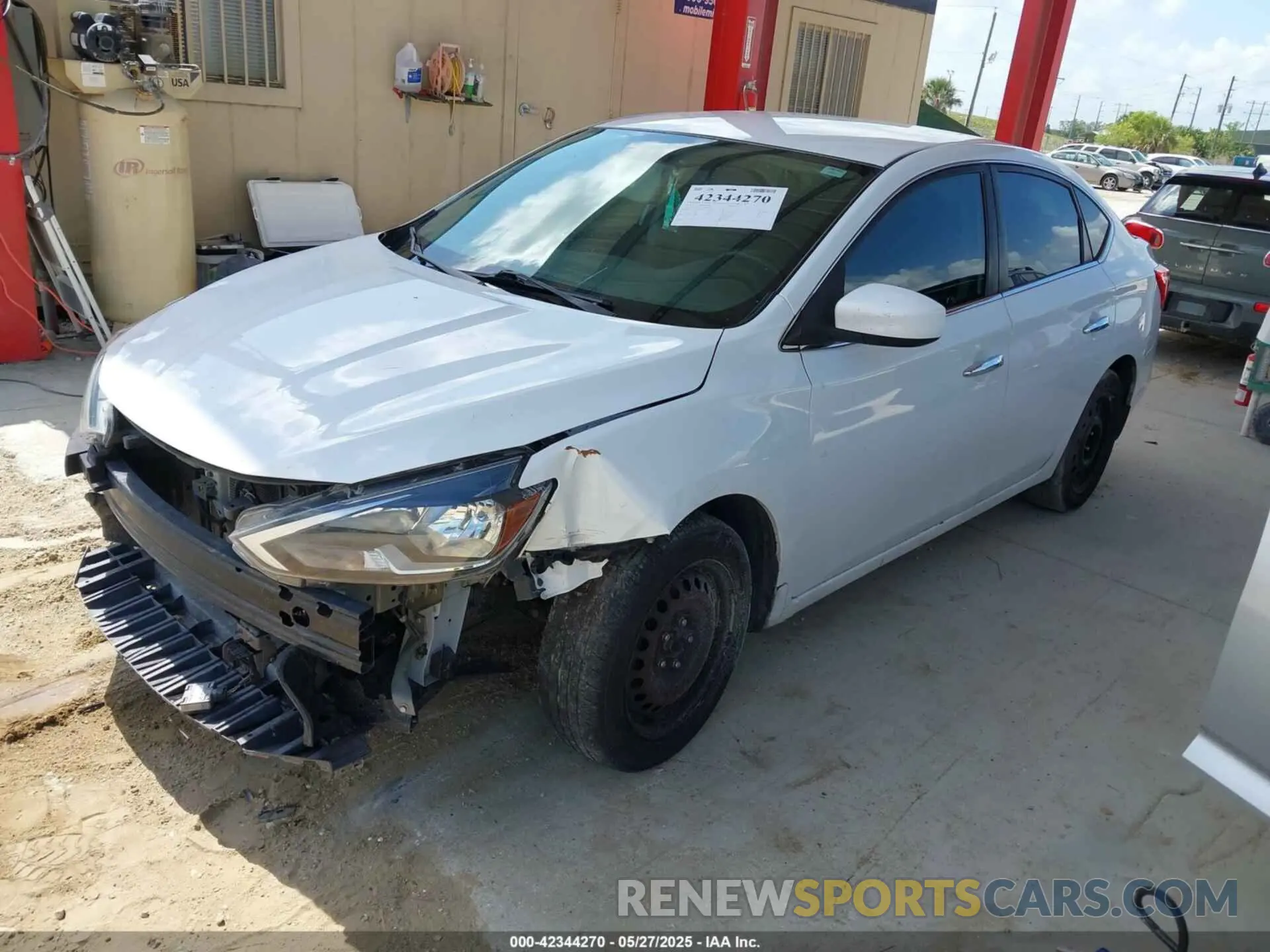 2 Photograph of a damaged car 3N1AB7AP5KY210155 NISSAN SENTRA 2019