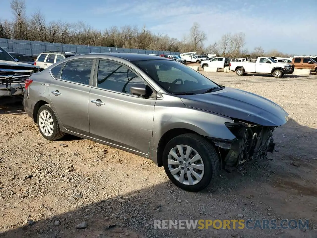 4 Photograph of a damaged car 3N1AB7AP5KY211306 NISSAN SENTRA 2019