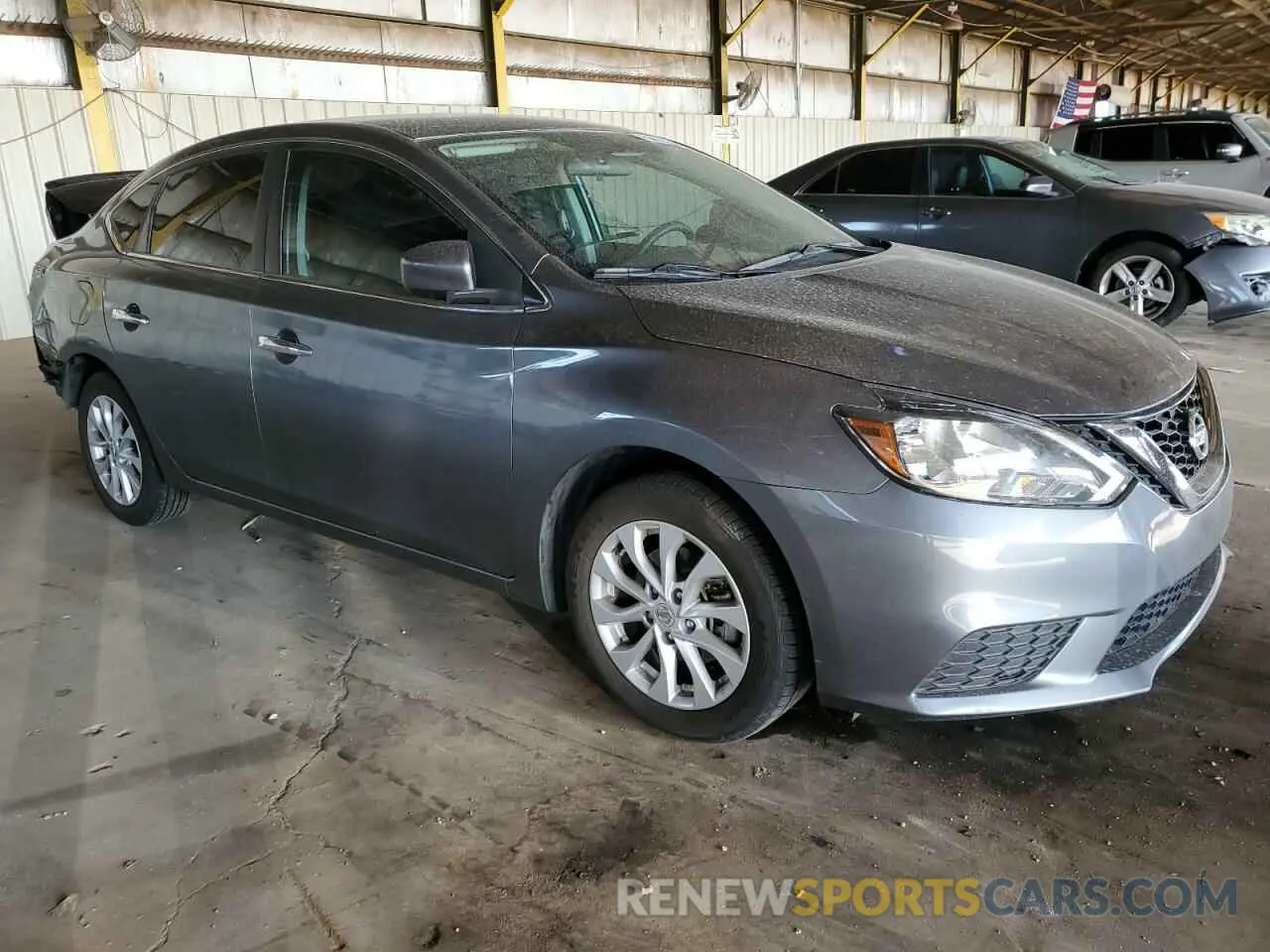 4 Photograph of a damaged car 3N1AB7AP5KY211998 NISSAN SENTRA 2019