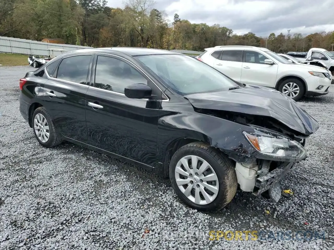 4 Photograph of a damaged car 3N1AB7AP5KY213167 NISSAN SENTRA 2019